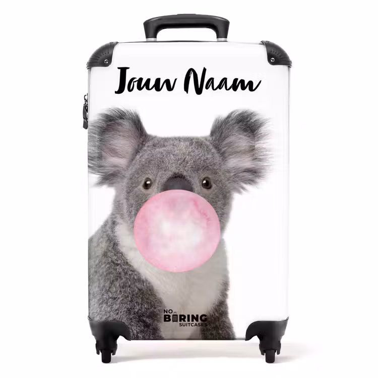 Kauwgom koala NBS - Handbagage koffer - Kinderen Unisex middel -productfoto_recht