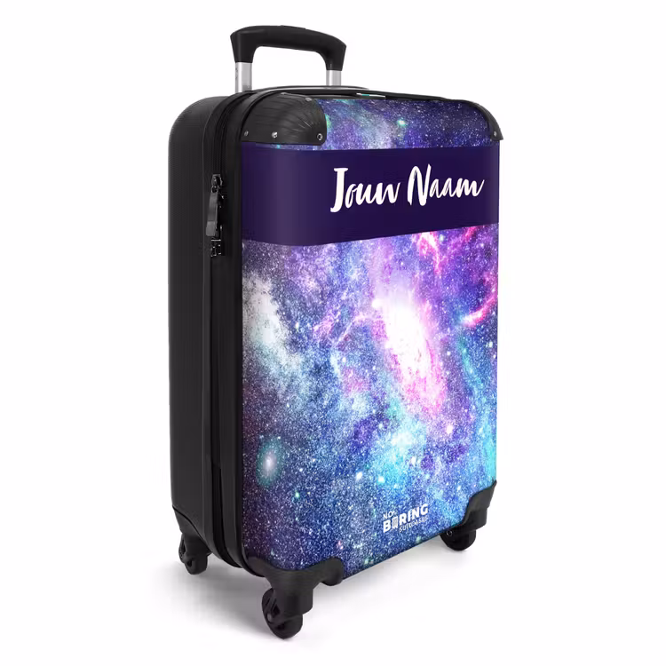 Kosmische kleurexplosie NBS - Handbagage koffer - Kinderen Unisex middel -productfoto_3d