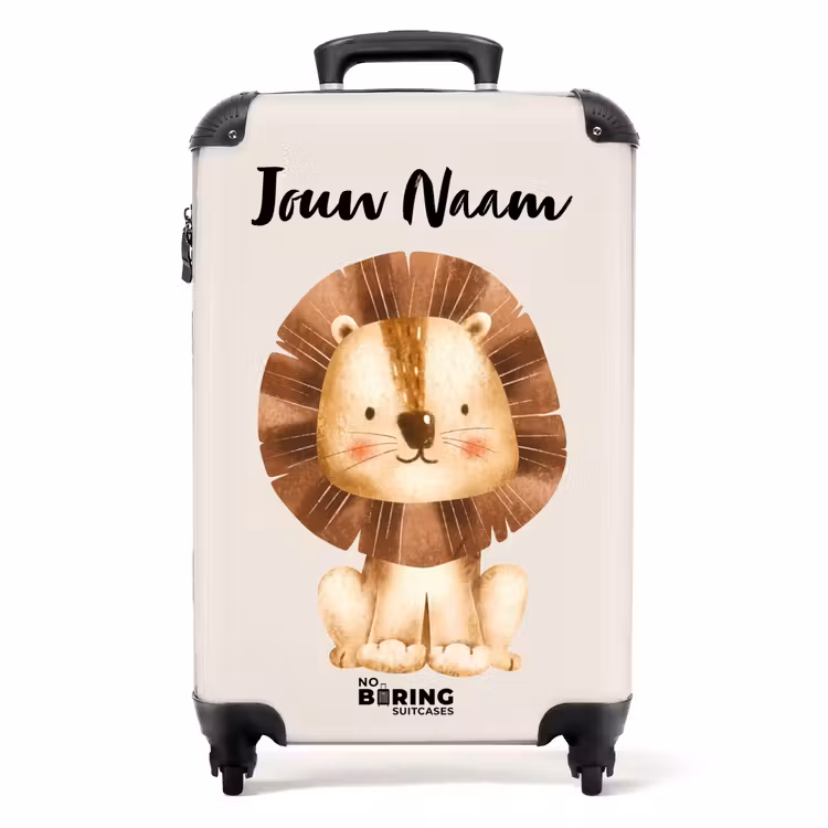 Lamar Leeuw NBS - Handbagage koffer - Kinderen Unisex middel -productfoto_recht