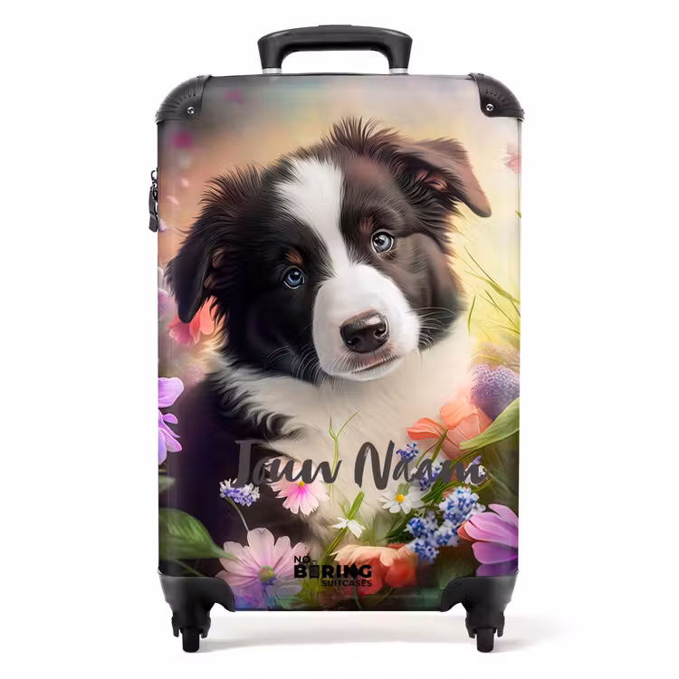 Lasse het Hondje NBS - Handbagage koffer - Kinderen Unisex middel -productfoto_recht