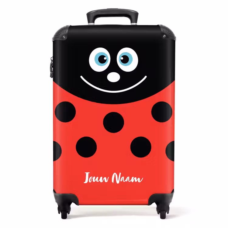 Lilly lieveheersbeestje NBS - Handbagage koffer - Kinderen Unisex middel -productfoto_recht
