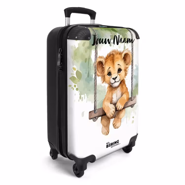 Lucas leeuw NBS - Handbagage koffer - Kinderen Unisex middel -productfoto_3d