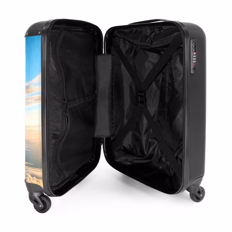 Luchtpiloot leeuw NBS - Handbagage koffer - Kinderen Unisex middel -binnenkant