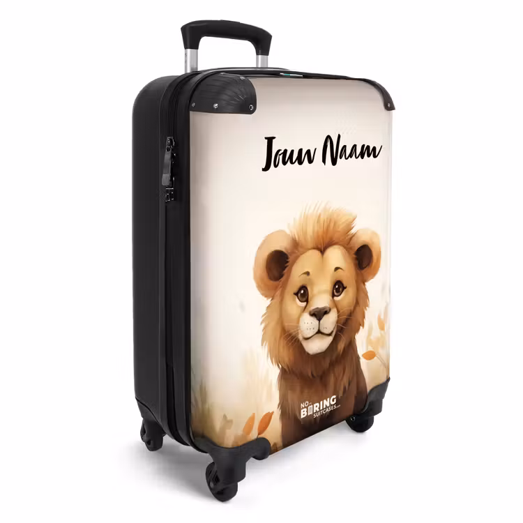 Ludo leeuw NBS - Handbagage koffer - Kinderen Unisex middel -productfoto_3d
