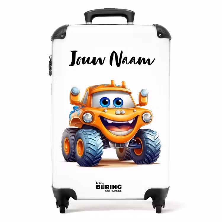 Martin monstertruck NBS - Handbagage koffer - Kinderen Unisex middel -productfoto_recht