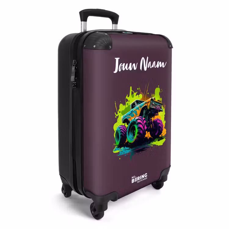 Neon Wheels NBS - Handbagage koffer - Kinderen Unisex middel -productfoto_3d