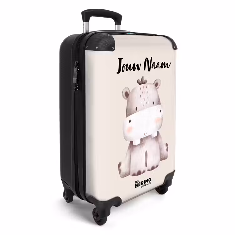 Nigel Nijlpaard NBS - Handbagage koffer - Kinderen Unisex middel -productfoto_3d