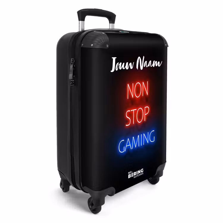 Non Stop Gaming NBS - Handbagage koffer - Kinderen Unisex middel -productfoto_3d