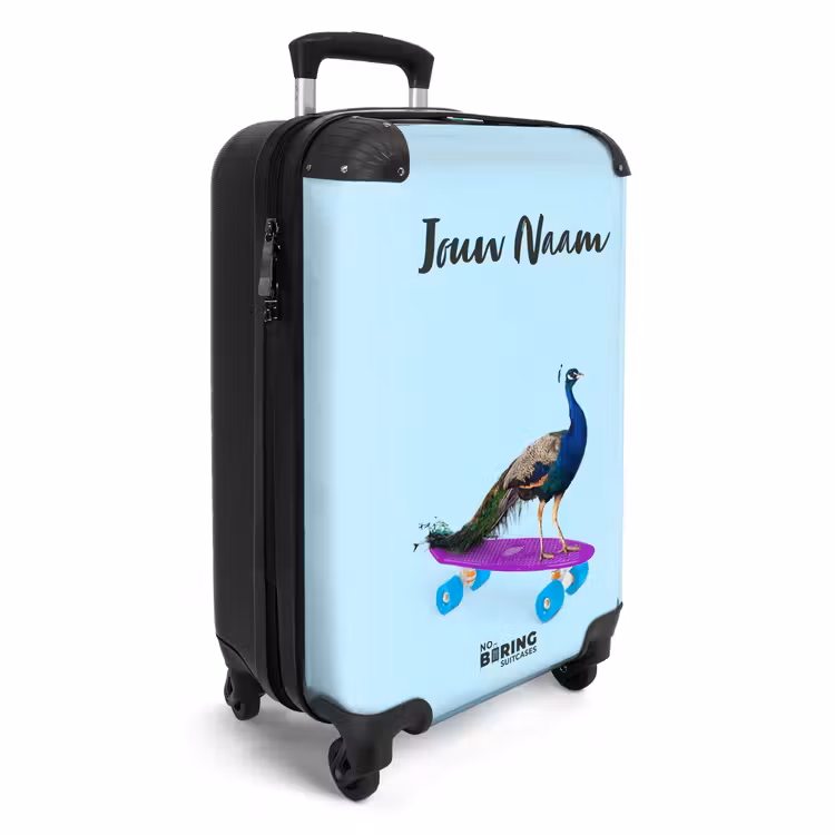 Passerende pauw NBS - Handbagage koffer - Kinderen Unisex middel -productfoto_3d