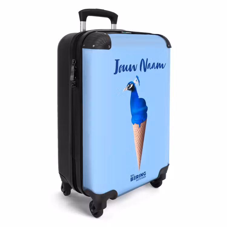 Pauwhoorntje NBS - Handbagage koffer - Kinderen Unisex middel -productfoto_3d