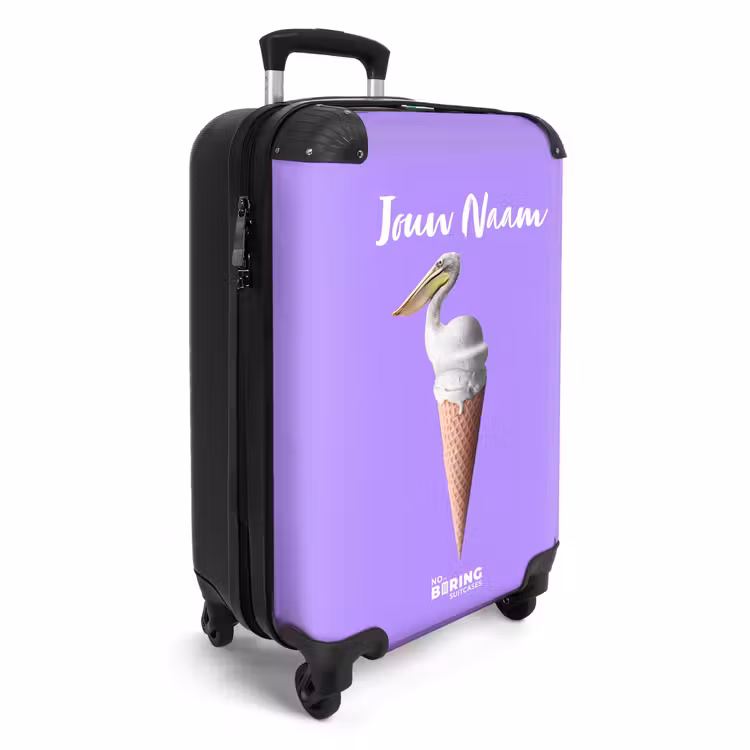 Pelikaanhoorntje NBS - Handbagage koffer - Kinderen Unisex middel -productfoto_3d