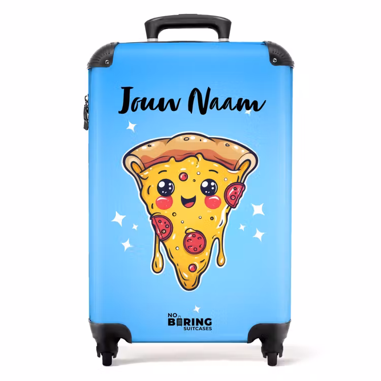 Pepino pizzarito NBS - Handbagage koffer - Kinderen Unisex middel -productfoto_recht