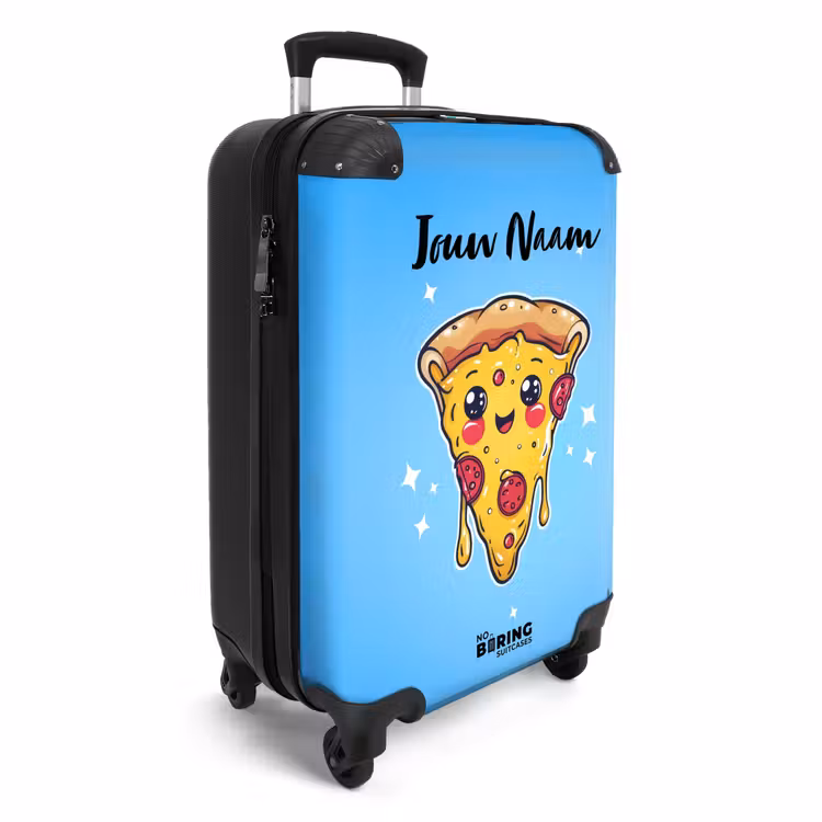 Pepino pizzarito NBS - Handbagage koffer - Kinderen Unisex middel -productfoto_3d