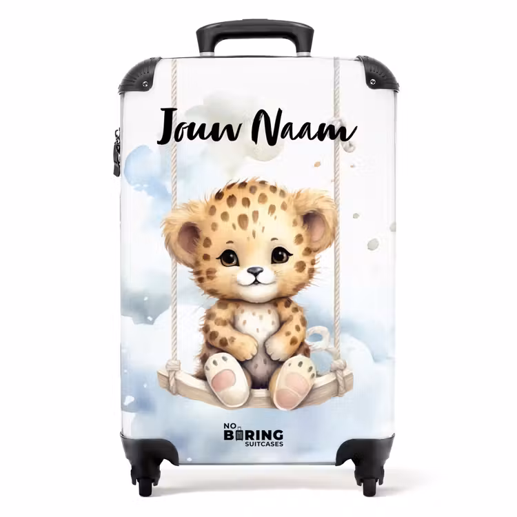 Perry panter NBS - Handbagage koffer - Kinderen Unisex middel -productfoto_recht