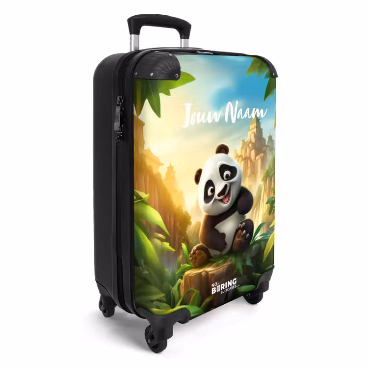 Peter Panda NBS - Handbagage koffer - Kinderen Unisex middel -productfoto_3d