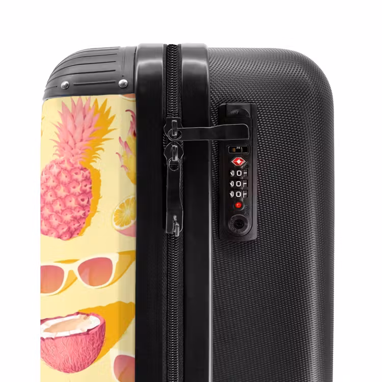 Pina colada NBS - Handbagage koffer - Kinderen Unisex middel -slot