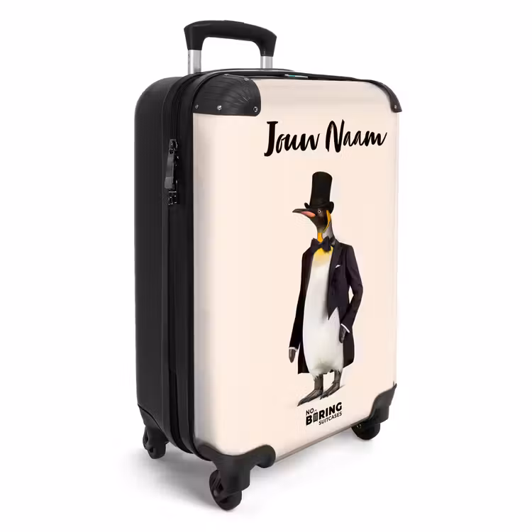 Pinguin in Pak NBS - Handbagage koffer - Kinderen Unisex middel -productfoto_3d