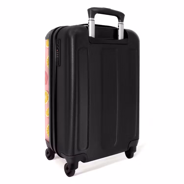 Pink limoncello NBS - Handbagage koffer - Kinderen Unisex middel -achterkant