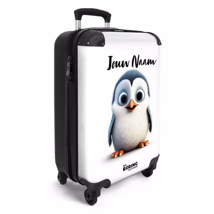 Pippin pinguïn NBS - Handbagage koffer - Kinderen Unisex middel -productfoto_3d