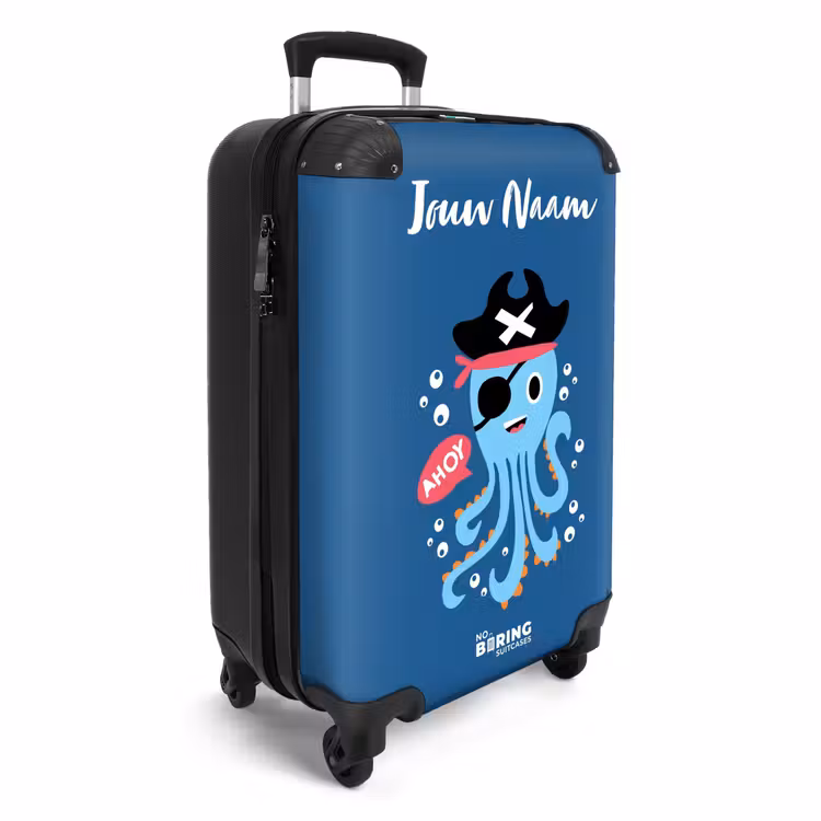 Piratenoctopus NBS - Handbagage koffer - Kinderen Unisex middel -productfoto_3d