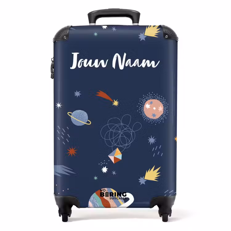 Planetarium NBS - Handbagage koffer - Kinderen Unisex middel -productfoto_recht