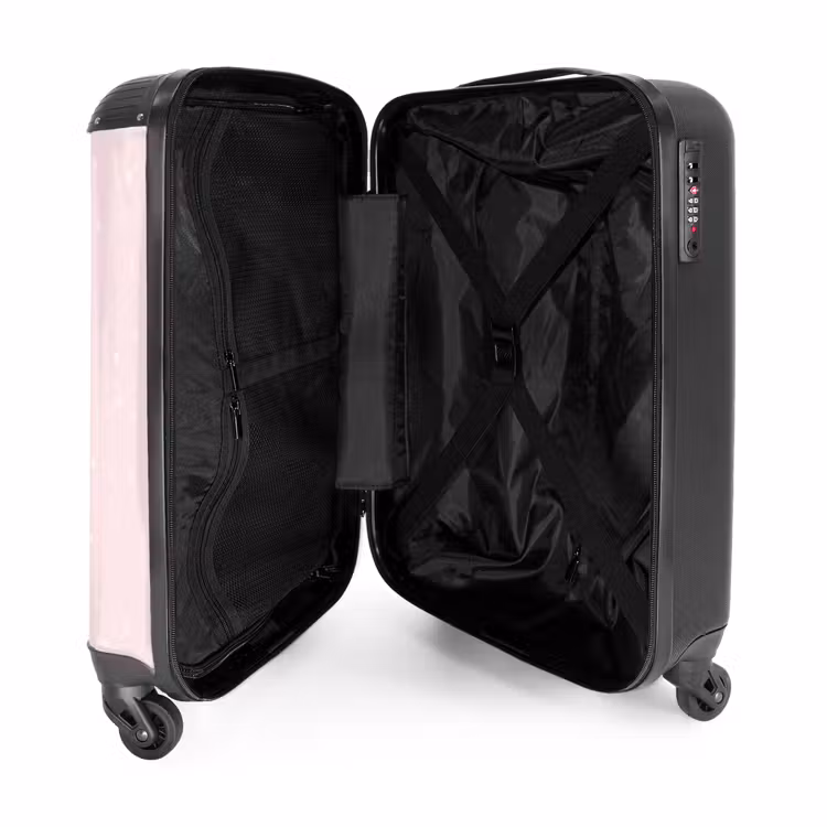 Prinsesje roze NBS - Handbagage koffer - Kinderen Unisex middel -binnenkant