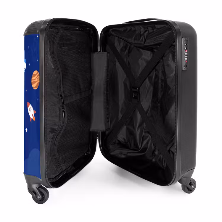 Raketspeurder NBS - Handbagage koffer - Kinderen Unisex middel -binnenkant