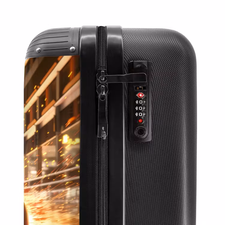 Rapid red NBS - Handbagage koffer - Kinderen Unisex middel -slot