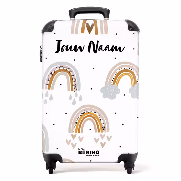 Regenboogregen NBS - Handbagage koffer - Kinderen Unisex middel -productfoto_recht