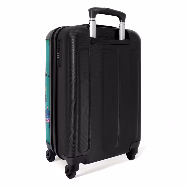 Robo rave NBS - Handbagage koffer - Kinderen Unisex middel -achterkant