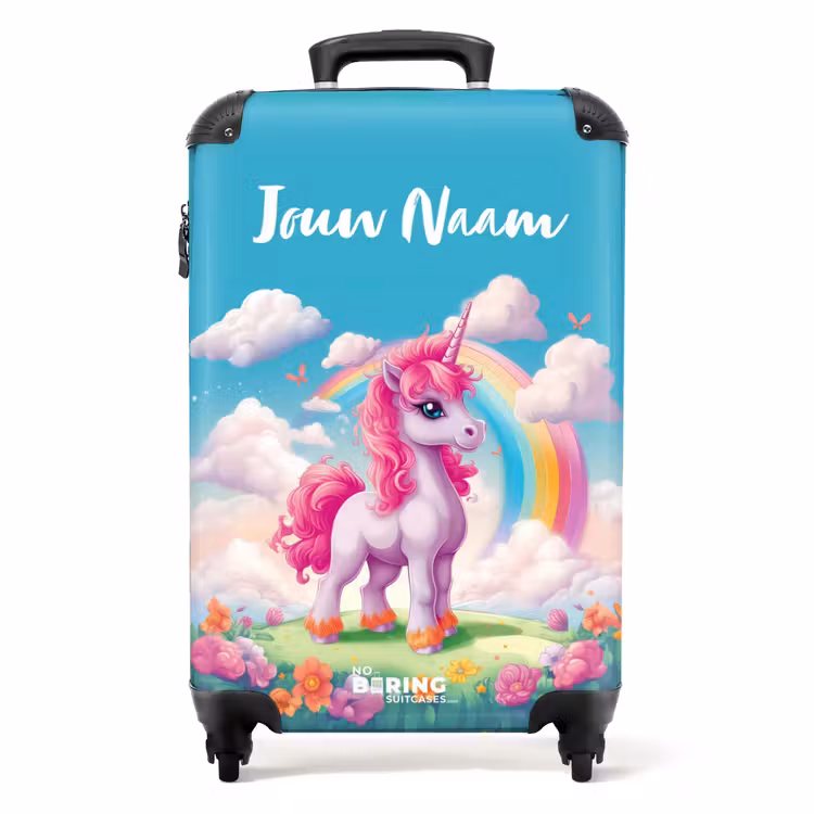 Rosie Regenboog NBS - Handbagage koffer - Kinderen Unisex middel -productfoto_recht
