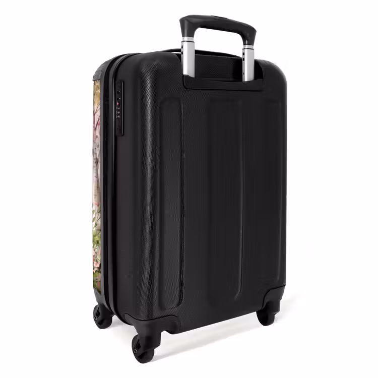 Roze Rafaël NBS - Handbagage koffer - Kinderen Unisex middel -achterkant