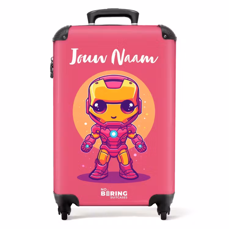 Roze ranger NBS - Handbagage koffer - Kinderen Unisex middel -productfoto_recht