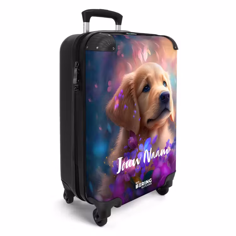 Rudy Retriever NBS - Handbagage koffer - Kinderen Unisex middel -productfoto_3d