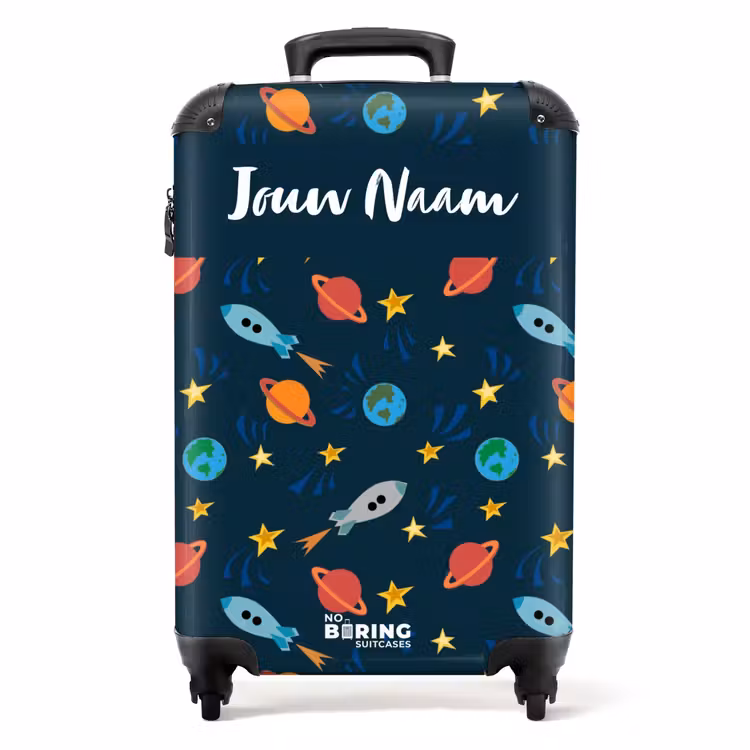 Ruimteraketten NBS - Handbagage koffer - Kinderen Unisex middel -productfoto_recht
