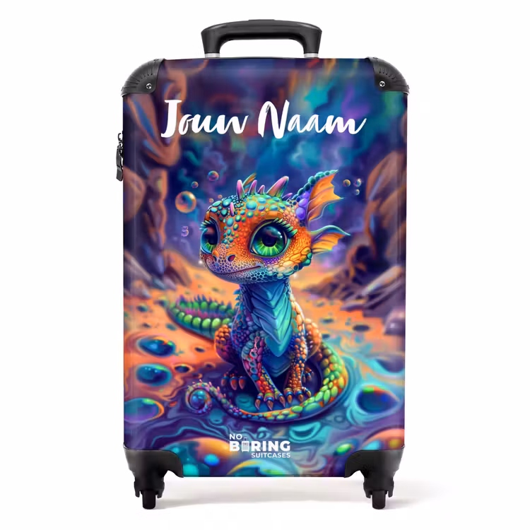 Sierlijke saffierdraak NBS - Handbagage koffer - Kinderen Unisex middel -productfoto_recht