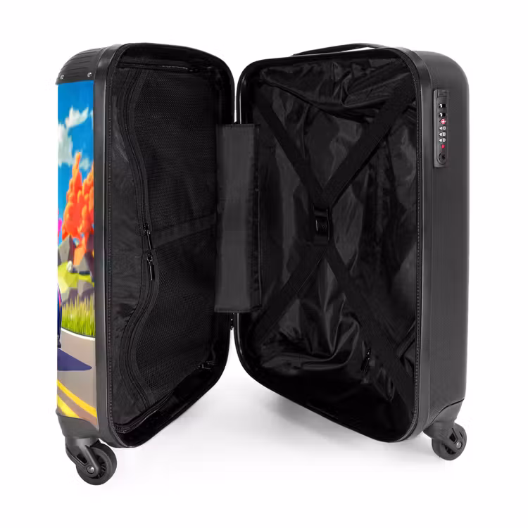 Sirene speedcar NBS - Handbagage koffer - Kinderen Unisex middel -binnenkant