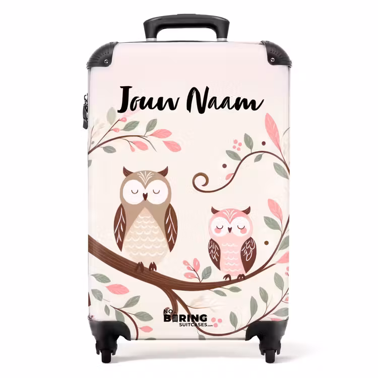 Slome slaapuiltjes NBS - Handbagage koffer - Kinderen Unisex middel -productfoto_recht