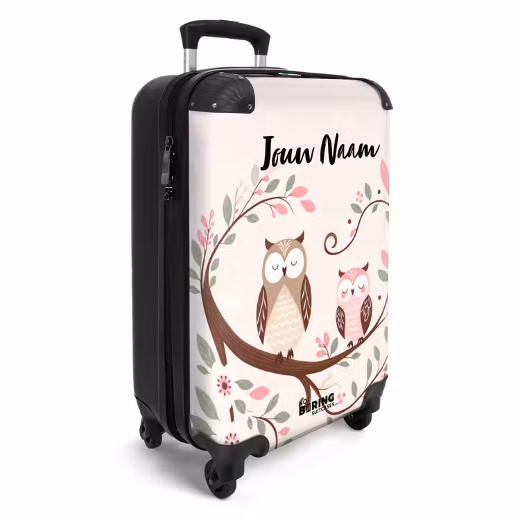 Slome slaapuiltjes NBS - Handbagage koffer - Kinderen Unisex middel -productfoto_3d