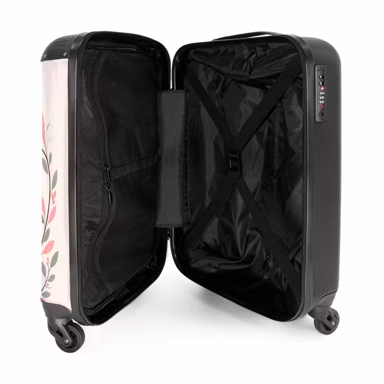 Slome slaapuiltjes NBS - Handbagage koffer - Kinderen Unisex middel -binnenkant