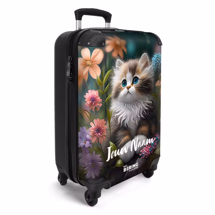 Snoezige Sjakie NBS - Handbagage koffer - Kinderen Unisex middel -productfoto_3d