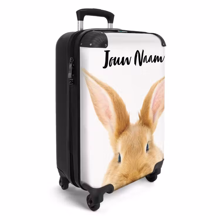 Snuffels met Tevreden Hoofd NBS - Handbagage koffer - Kinderen Unisex middel -productfoto_3d