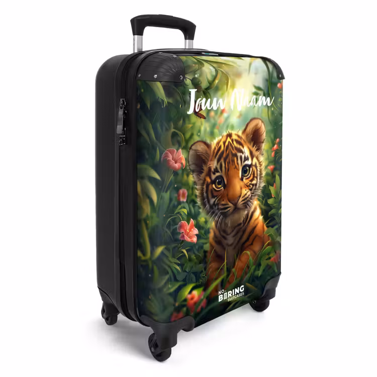 Tommy tijger NBS - Handbagage koffer - Kinderen Unisex middel -productfoto_3d