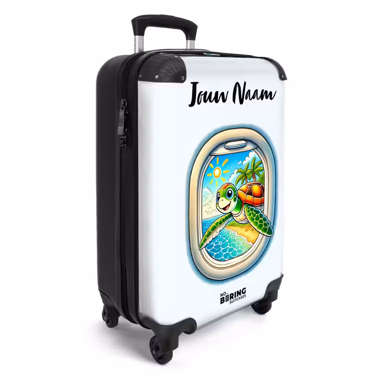 Tropic turtle NBS - Handbagage koffer - Kinderen Unisex middel -productfoto_3d