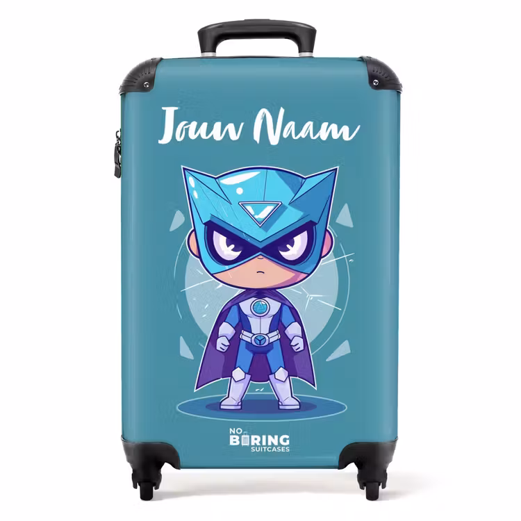 Turquoise tornado NBS - Handbagage koffer - Kinderen Unisex middel -productfoto_recht