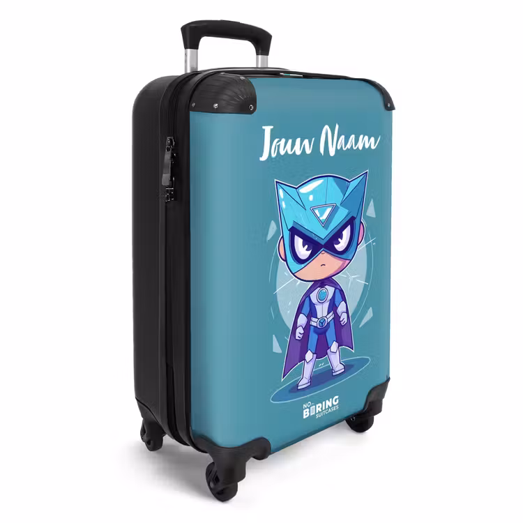 Turquoise tornado NBS - Handbagage koffer - Kinderen Unisex middel -productfoto_3d