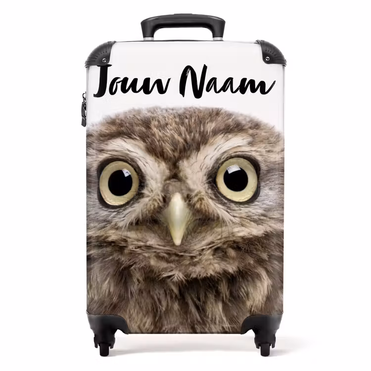 Ulke Uil NBS - Handbagage koffer - Kinderen Unisex middel -productfoto_recht