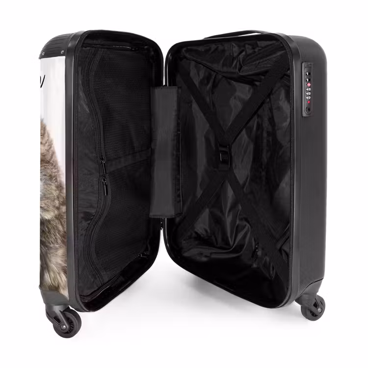 Ulke Uil NBS - Handbagage koffer - Kinderen Unisex middel -binnenkant