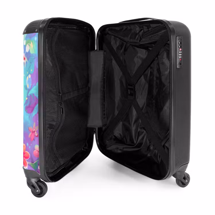 Verbluffende vlinder NBS - Handbagage koffer - Kinderen Unisex middel -binnenkant
