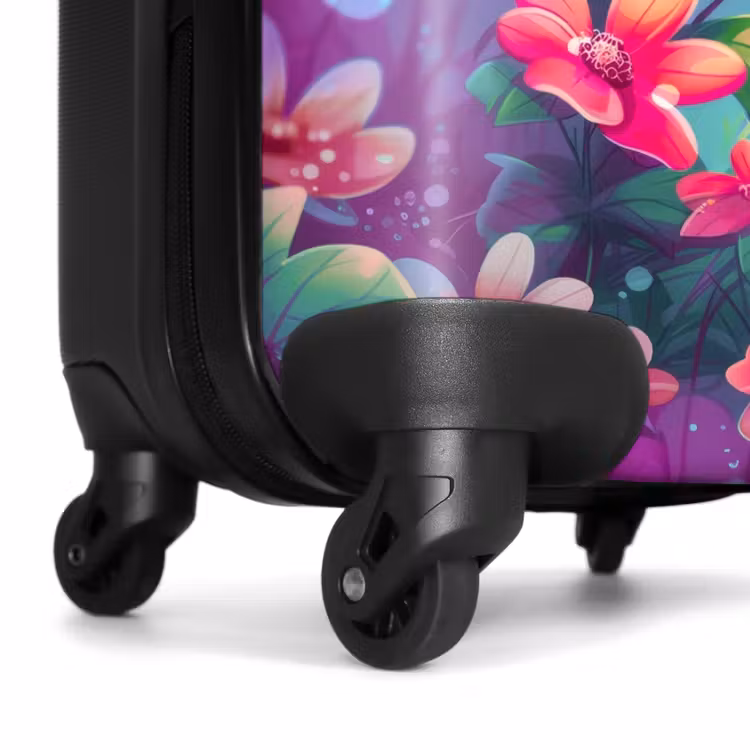 Verbluffende vlinder NBS - Handbagage koffer - Kinderen Unisex middel -wiel